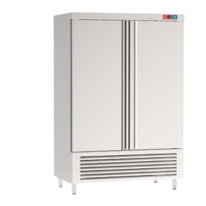 Armario refrigerado 2 puertas de acero GN 1/1 1340 x 810 x 2010 mm