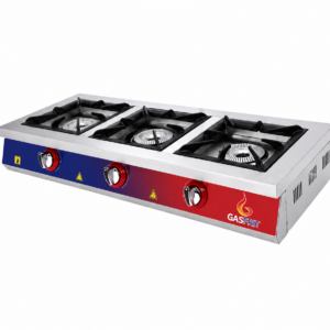 Cocina 3 fuegos a gas serie E-plus