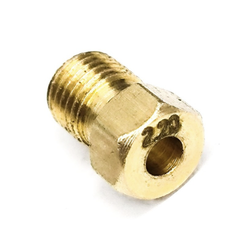 Inyector Rosca M4,5x0,5 Taladro 2,20mm Tamaño de Llave 5mm L7,5mm