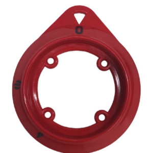Roseta roja Mando Grifo Gas Color