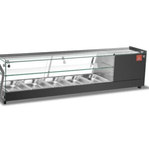 Vitrina expositora refrigerada 5 bandejas 2 plantas