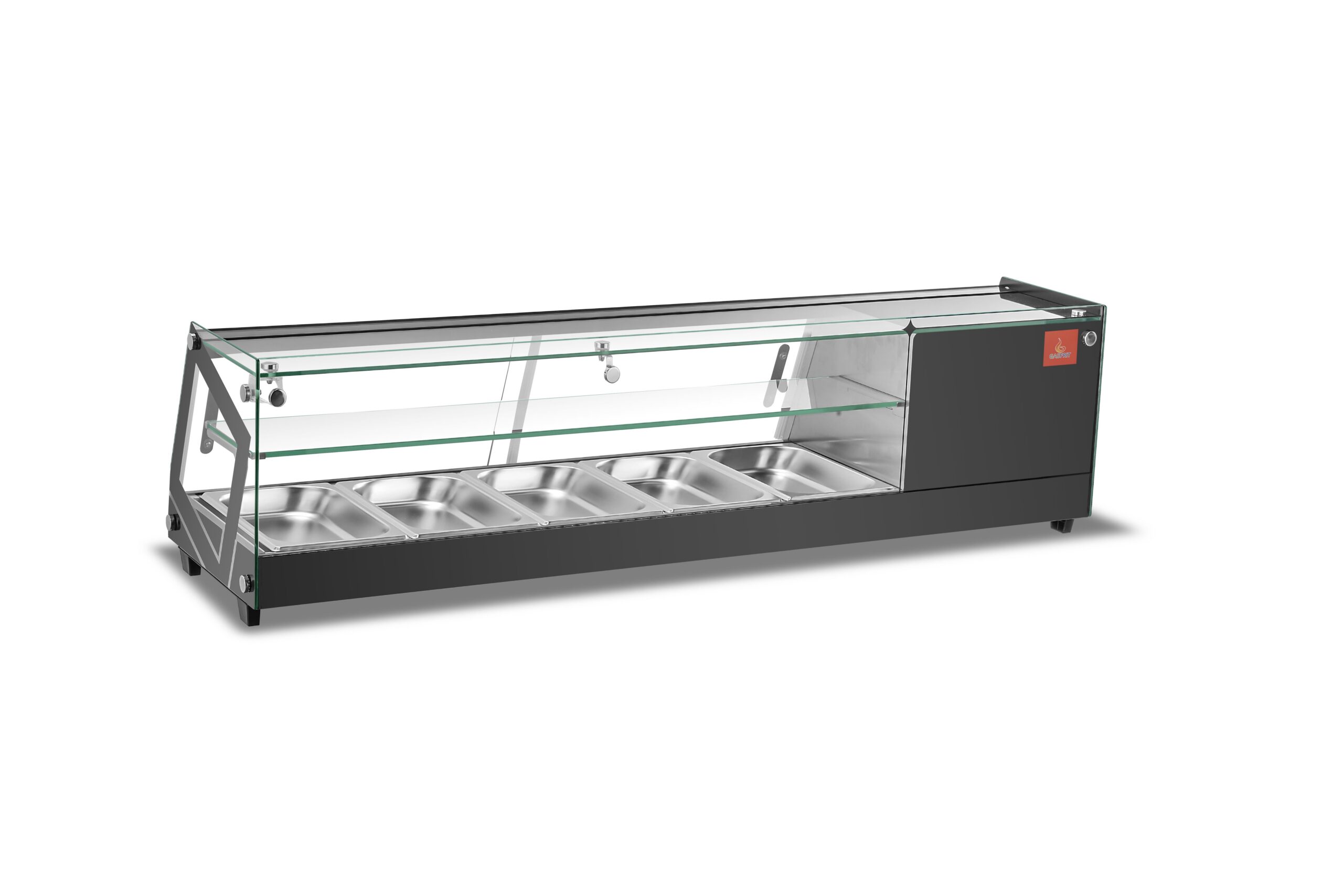 Vitrina expositora refrigerada 5 bandejas 2 plantas