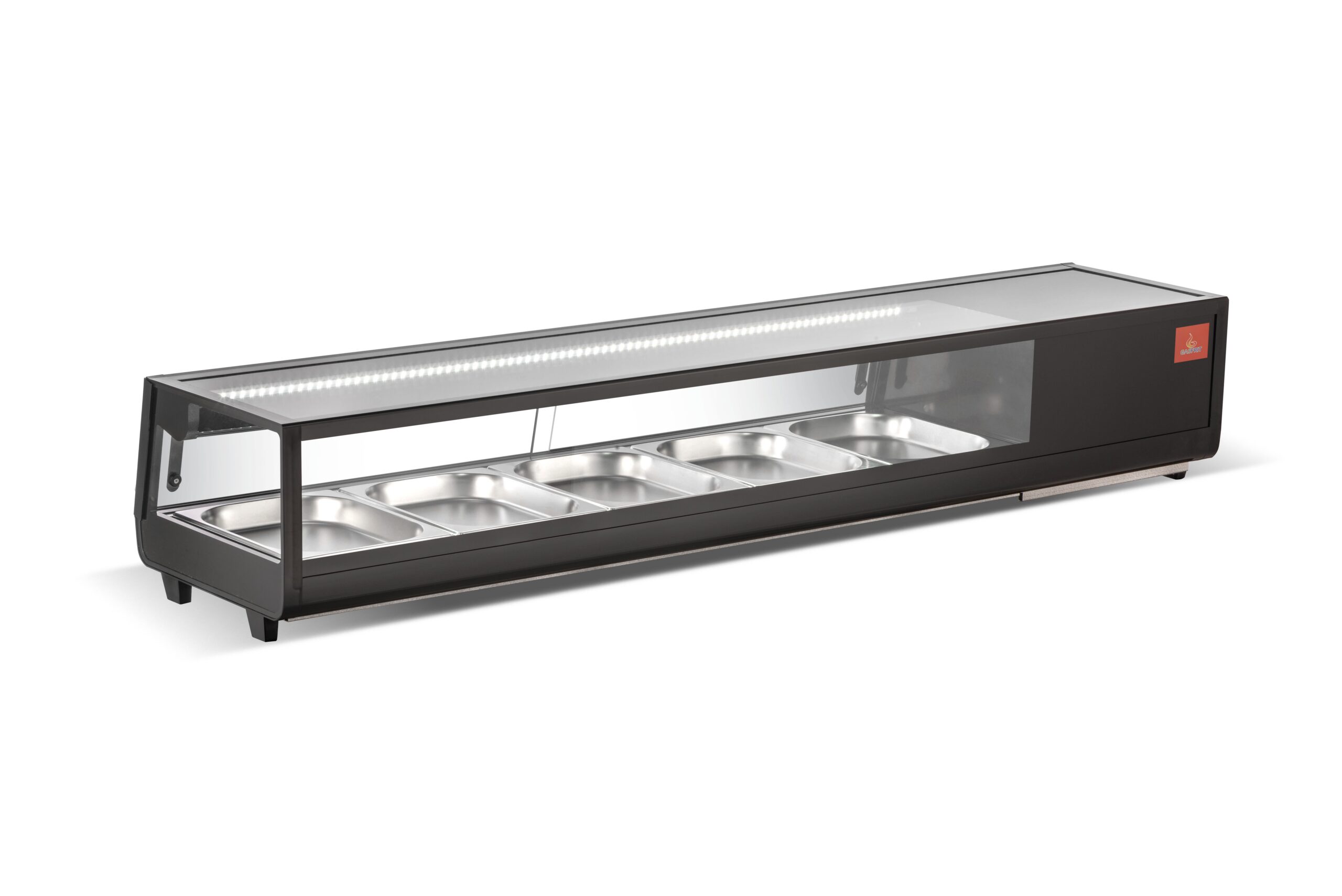 Vitrina expositora refrigerada para tapas 5 bandejas