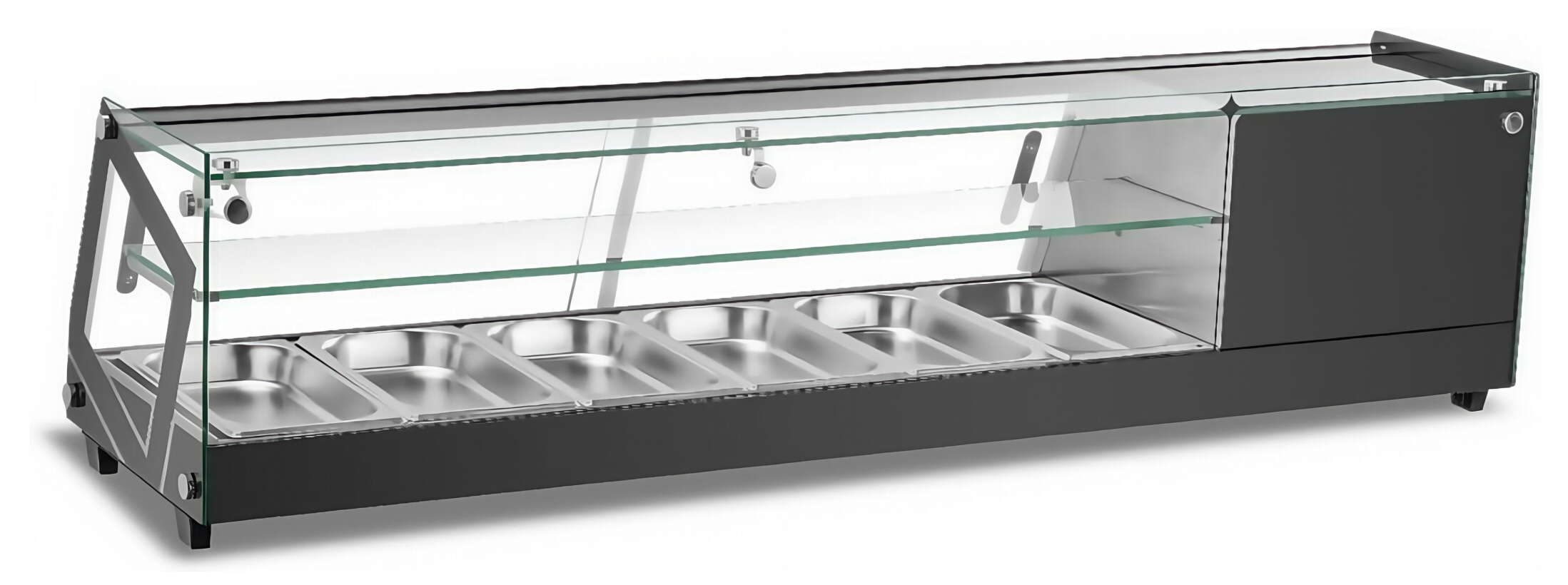 Vitrina expositora refrigerada 8 bandejas 2 plantas