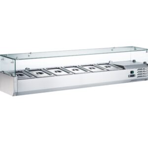 Vitrina de ingredientes refrigerada 2000 mm
