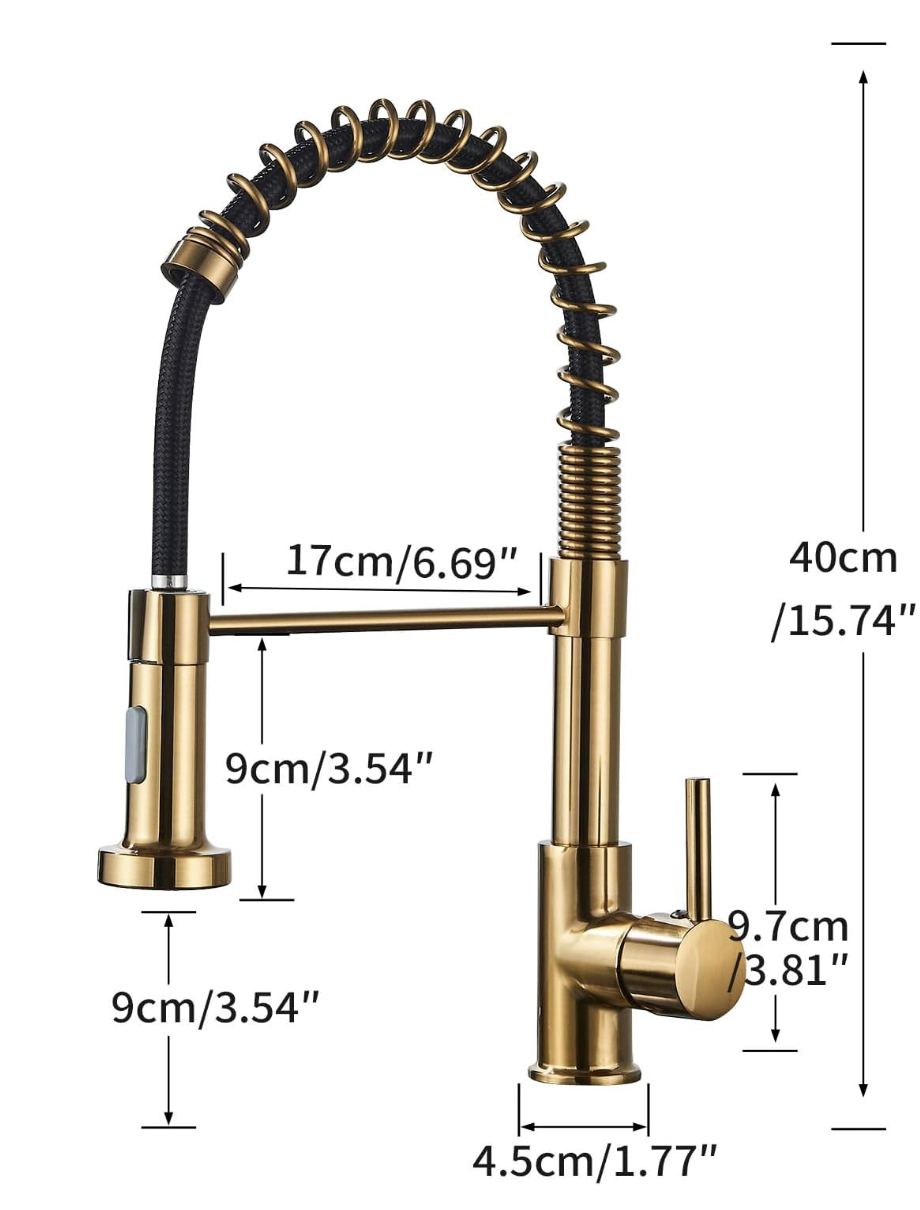 Grifo ducha con 2 modos de ducha 2 aguas