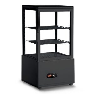 Vitrina armario 4 caras de cristal refrigerado 58 L