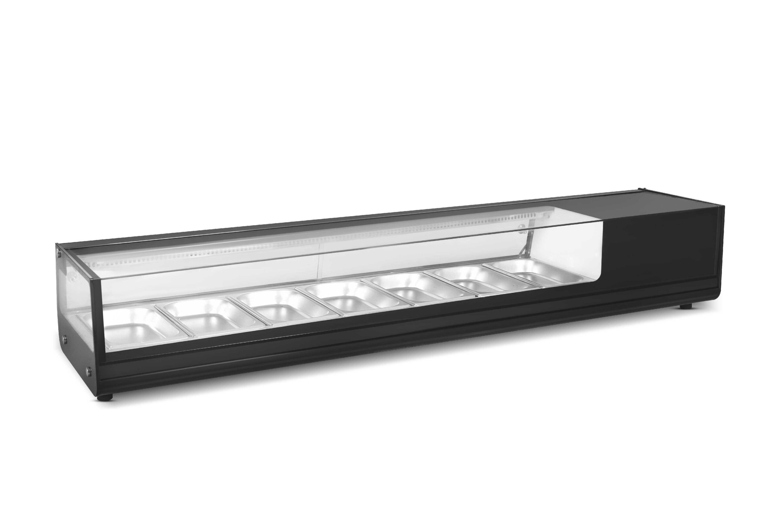 Vitrina expositora refrigerada de 8 bandejas