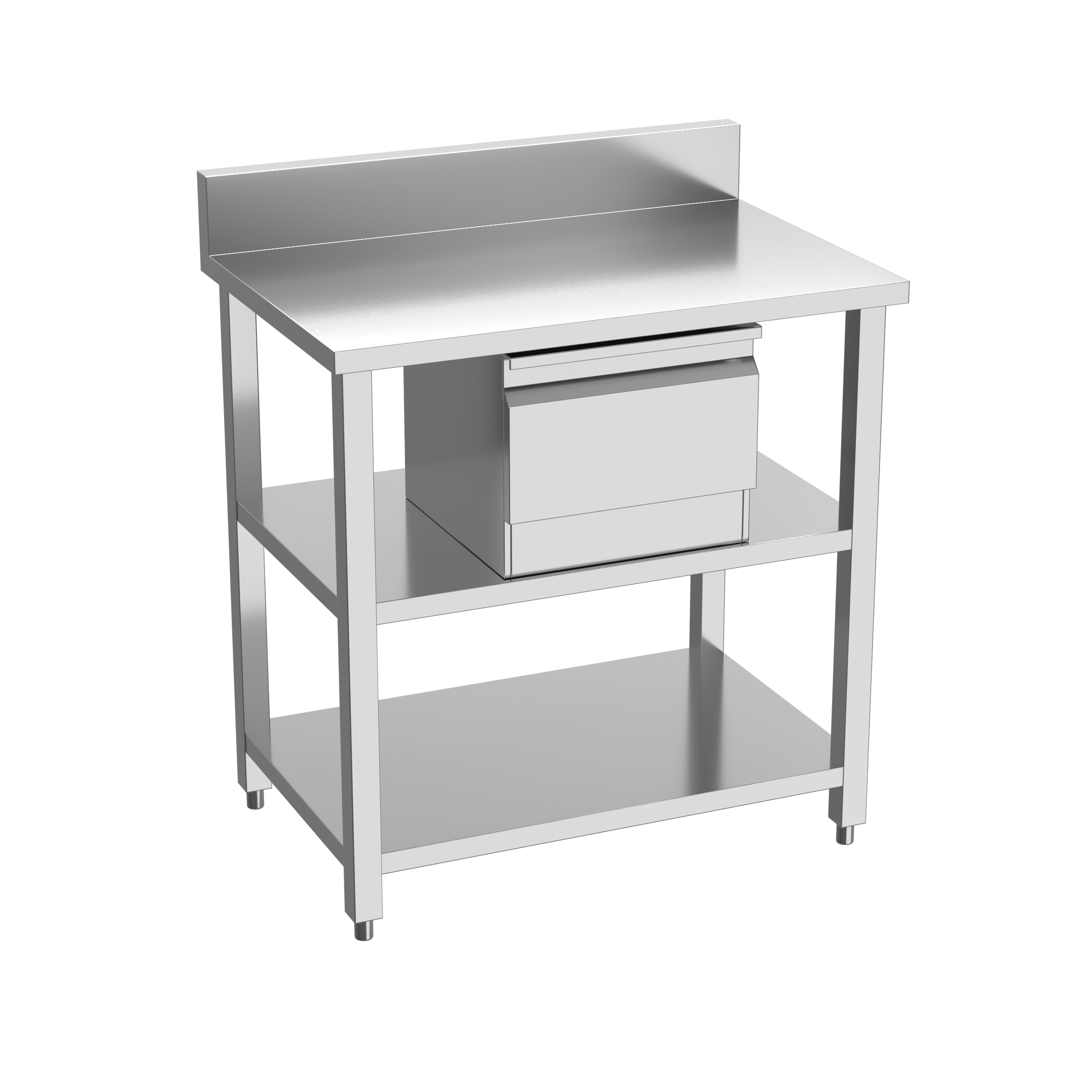 Mueble cafetero con cajón y tolba 2000 x 600 x 1040 mm