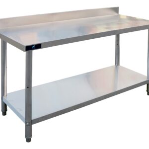 El fumi - Mesa de Trabajo de Acero Inoxidable 1500 x 600 x 850 mm
