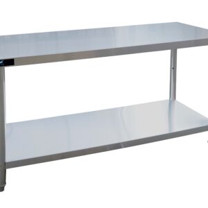El fumi - Mesa de Trabajo de Acero Inoxidable central 1200 x 600 x 850 mm