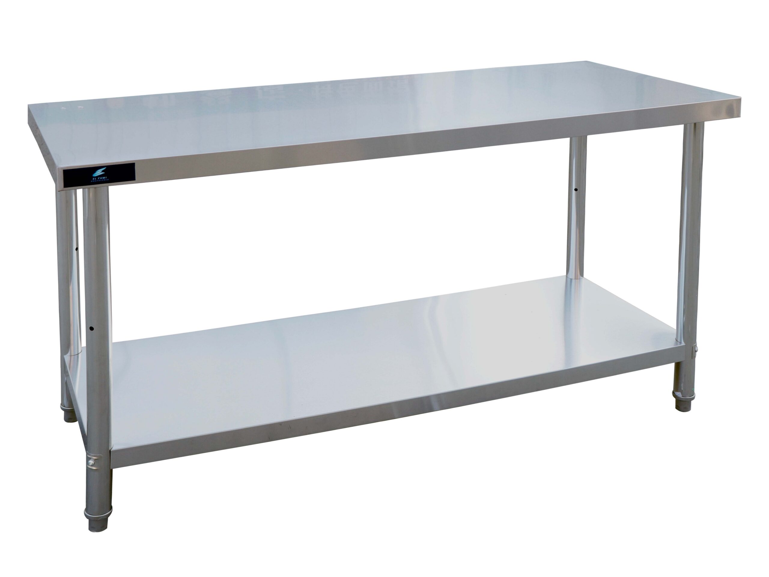 El fumi - Mesa de Trabajo de Acero Inoxidable central 1200 x 600 x 850 mm