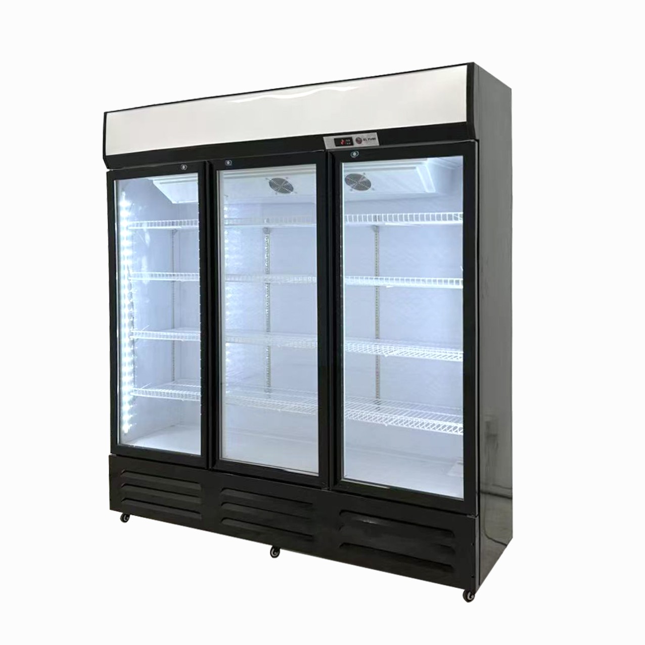 Armario expositor refrigerado 3 puertas de cristal