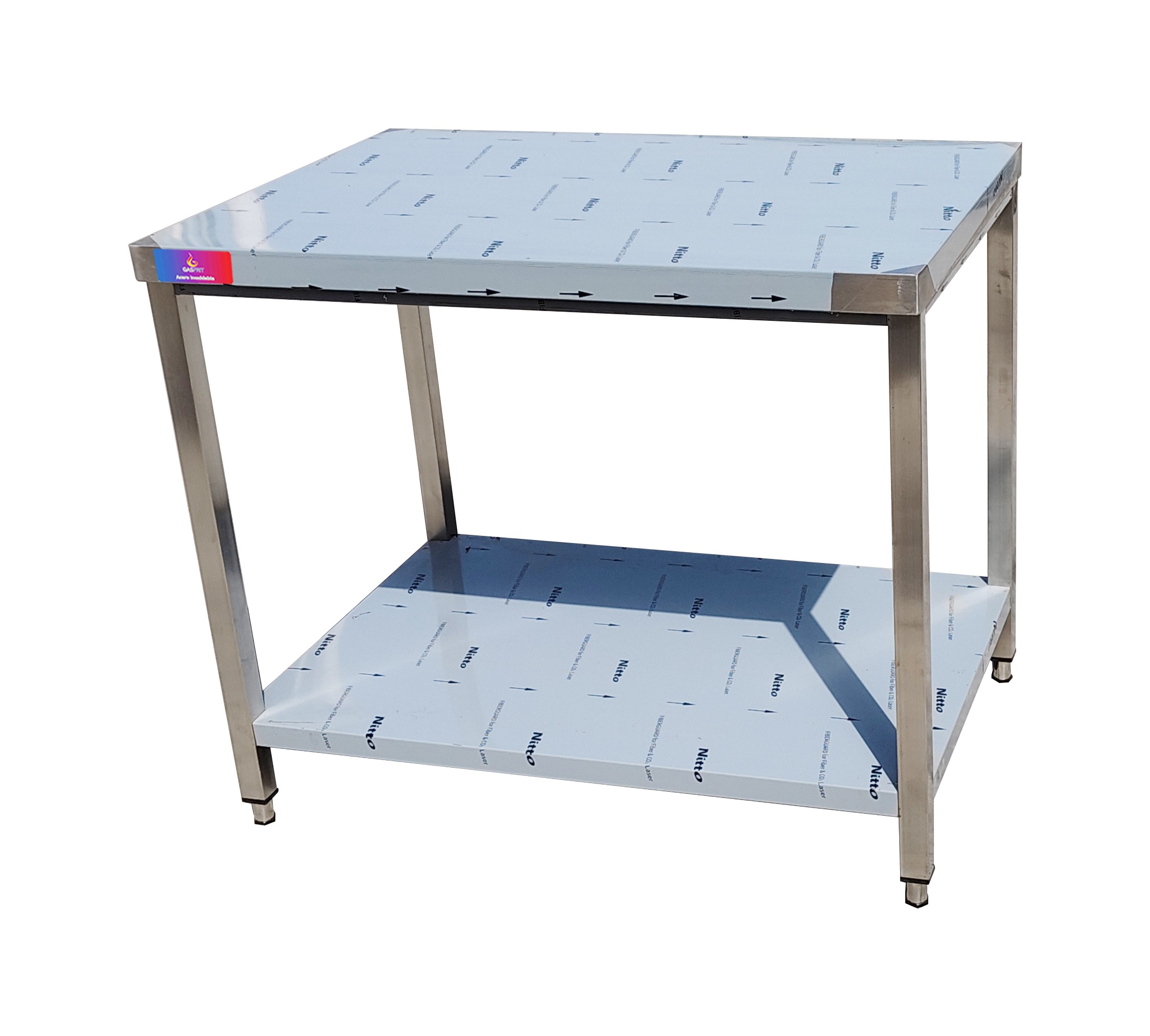 Mesa de trabajo de acero inoxidable 1200 x 600 x 850 mm