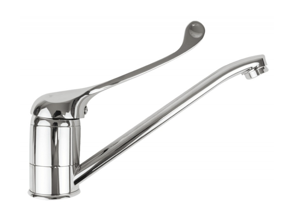 Grifo monomando de codo 2 aguas