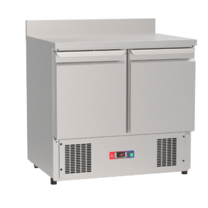 Mesa refrigerada compacta 2 puertas 900 x 700 x 850 + 100 mm