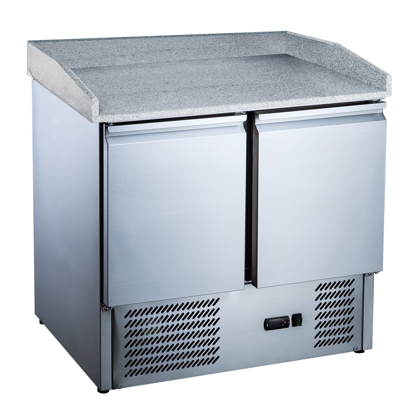 Mesa refrigerada 2 puertas con mármol 900 x 700 x 900 mm