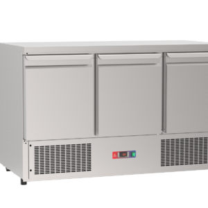 Mesa refrigerada compacta 3 puertas 1360 x 700 x 850 mm