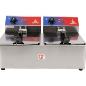 Freidora electrica 10 + 10 litros con termostato E.G.O