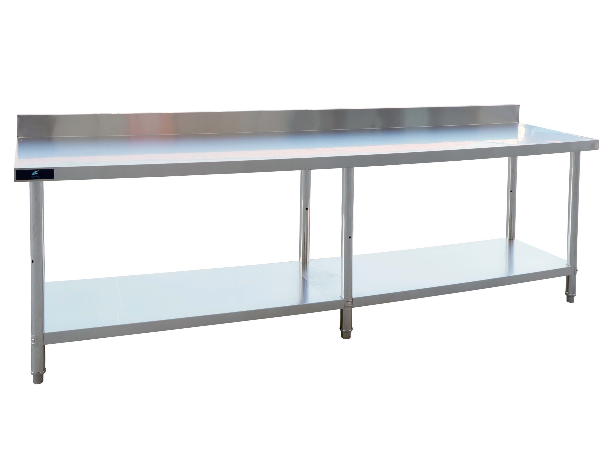 El fumi - Mesa de Trabajo de Acero Inoxidable 2500 x 600 x 850 mm