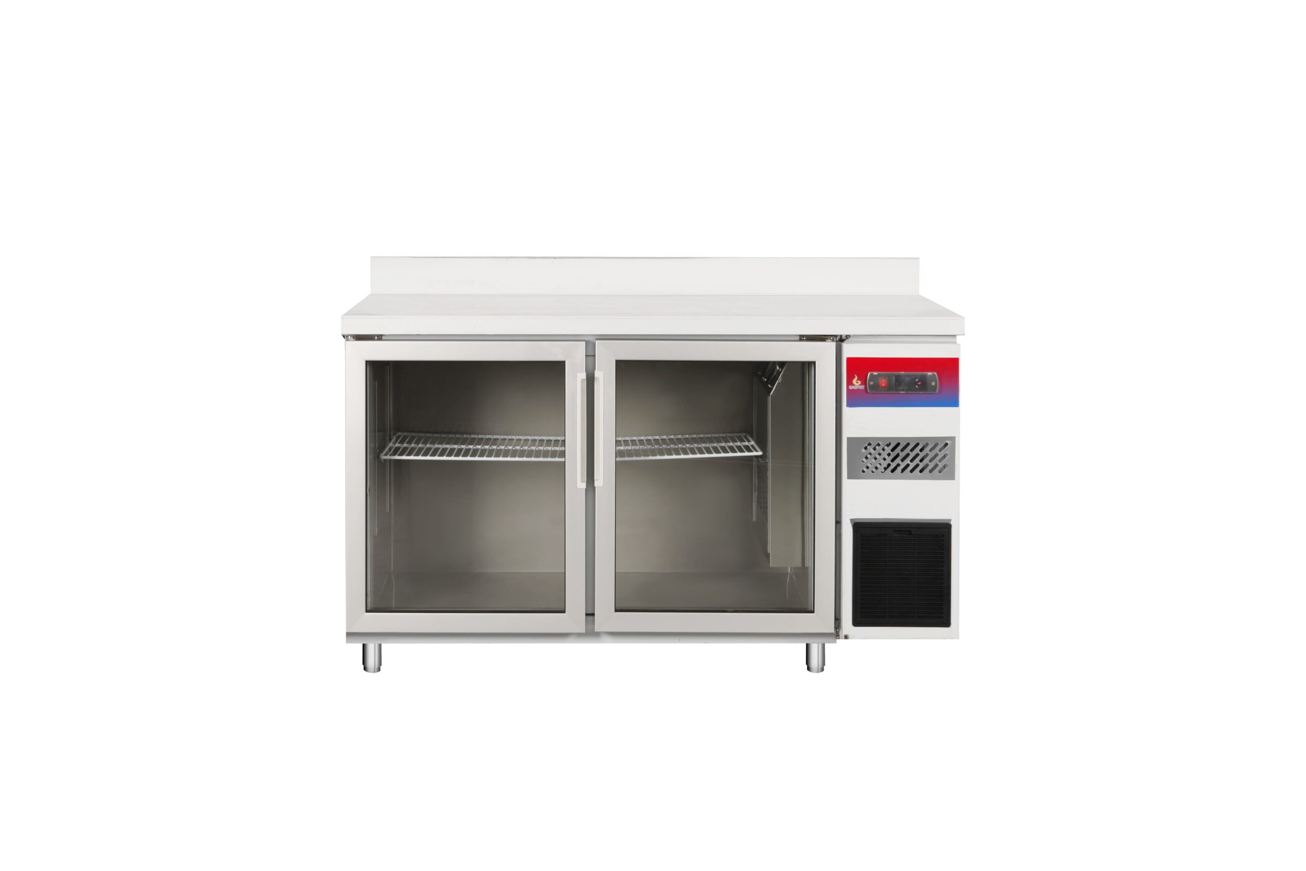 Mesa refrigerada 2 puertas de cristal 1500 x 600 x 950 + 100 mm