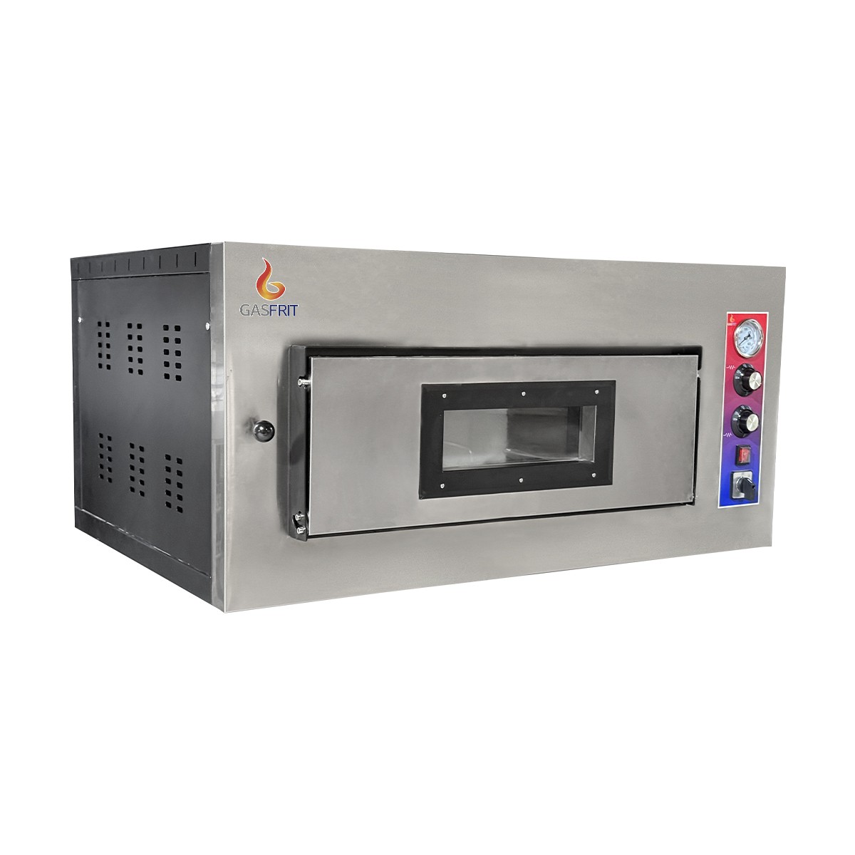Horno de gas 1 planta 4 pizzas x 33 cm