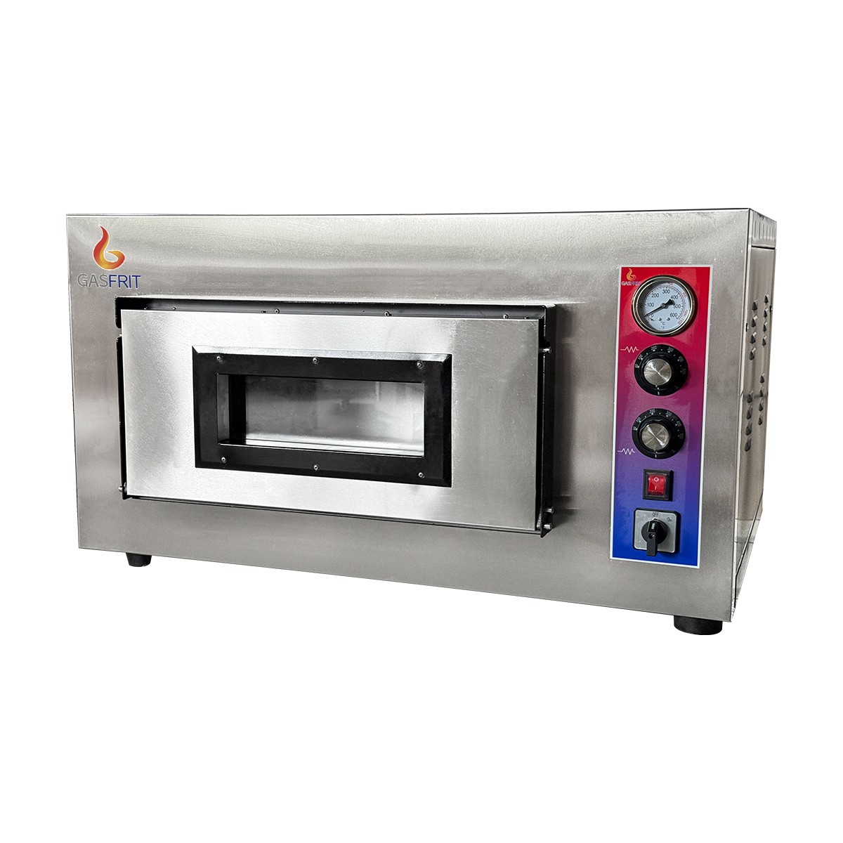 Horno de Pizza Eléctrico 4 x Pizzas Ø33 cm