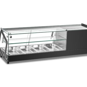Vitrina expositora refrigerada 4 bandejas 2 plantas