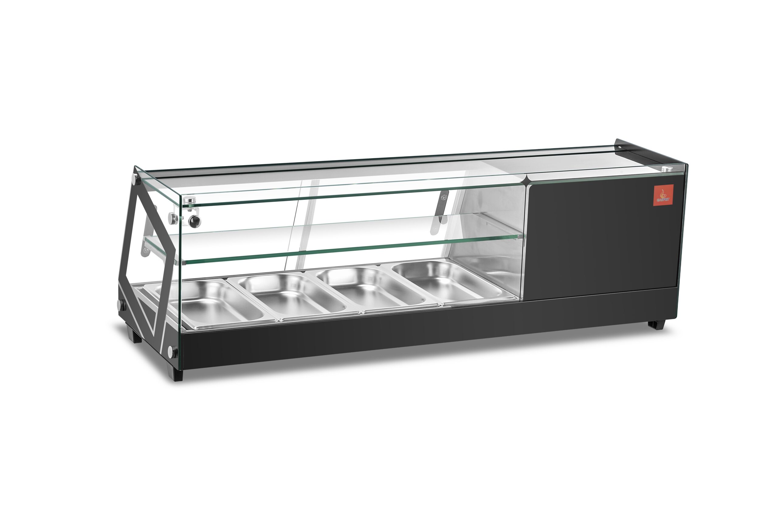 Vitrina expositora refrigerada 4 bandejas 2 plantas