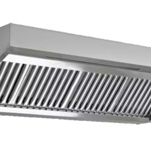 Campana bajo techo de acero inoxidable 2500 x 800 x 550 mm