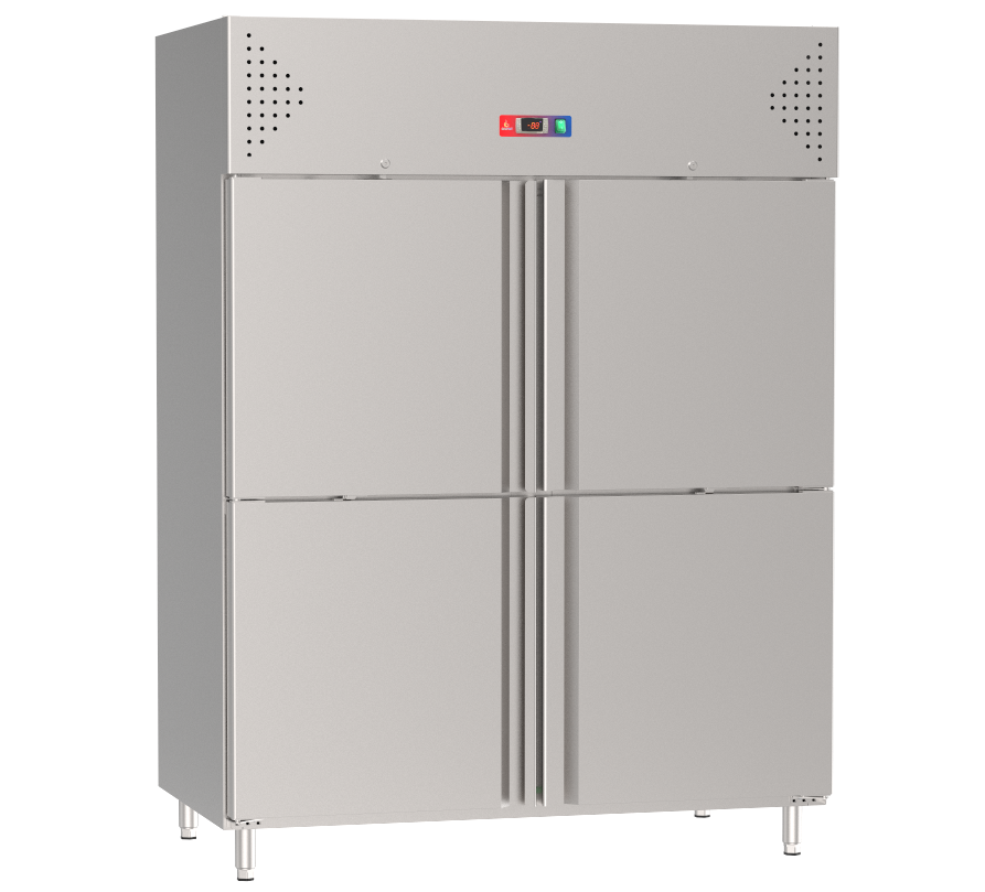 Armario refrigerado 4 puertas acero 1480 x 830 x 2100 mm