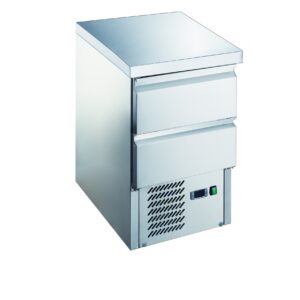 Mesa de preparación refrigerada 2 cajones 450 x 700 x 850 mm