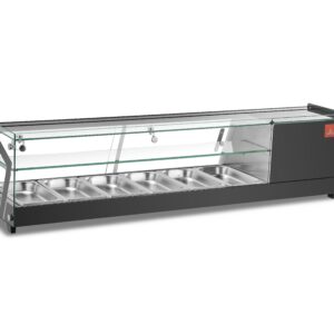Vitrina expositora refrigerada 6 bandejas 2 plantas