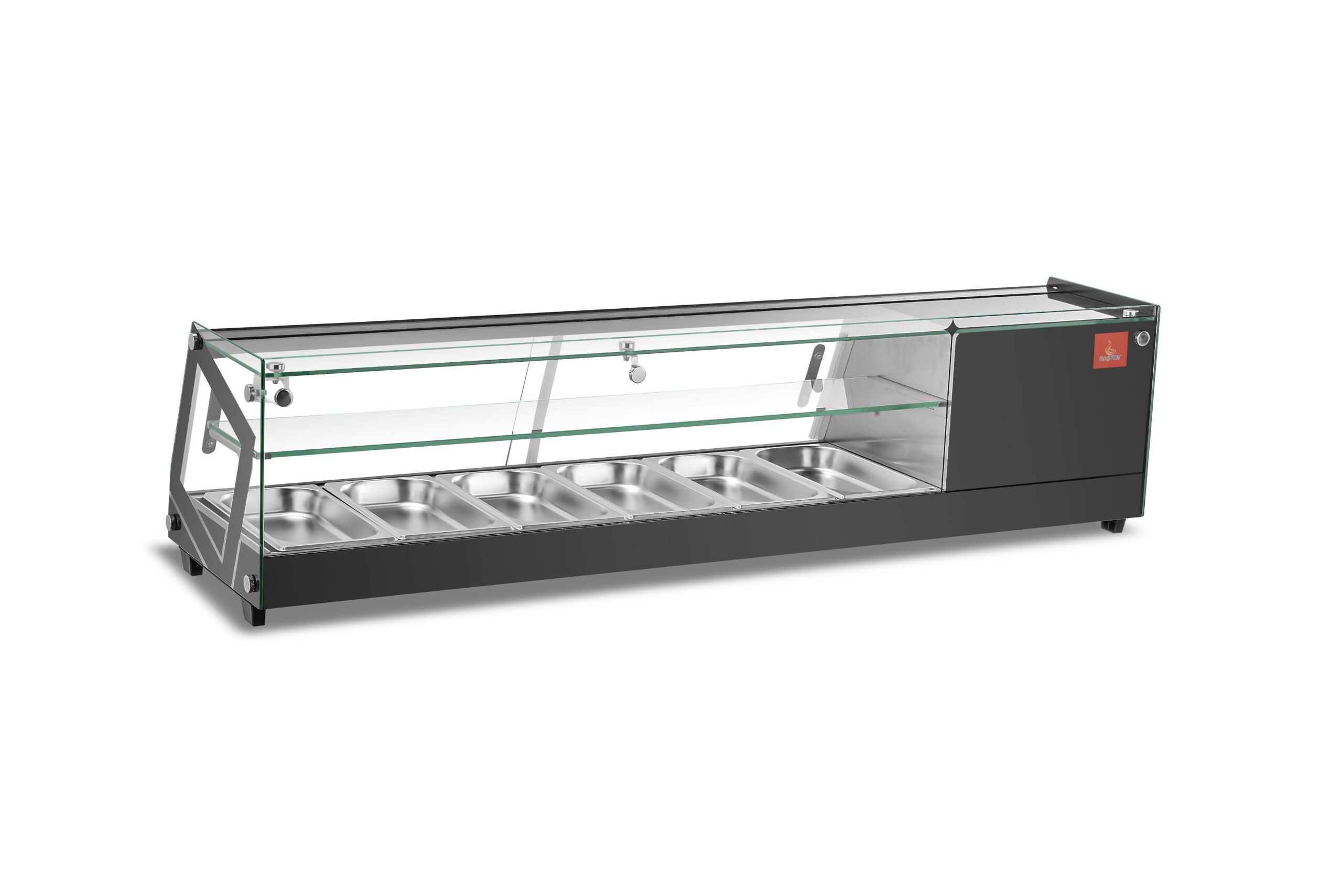 Vitrina expositora refrigerada 6 bandejas 2 plantas