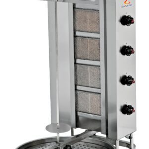 Asador de kebat a gas