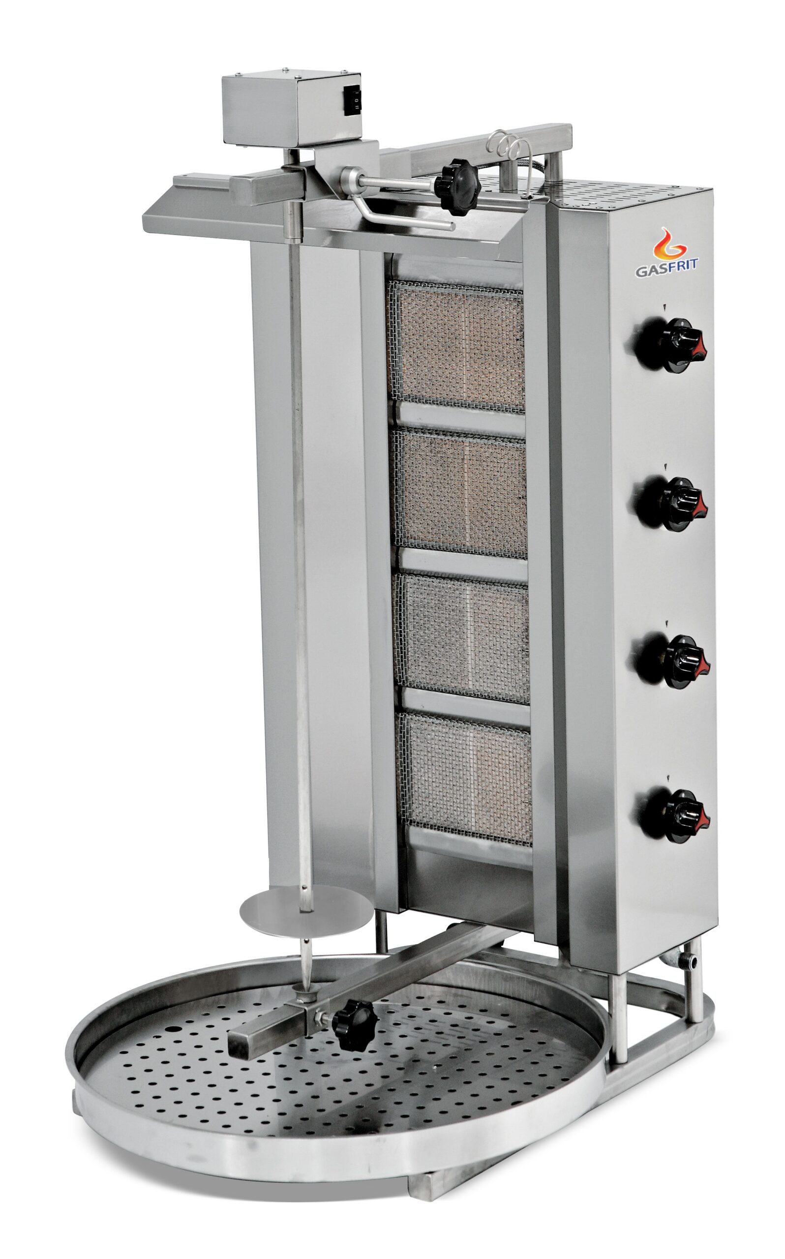 Asador de kebat a gas