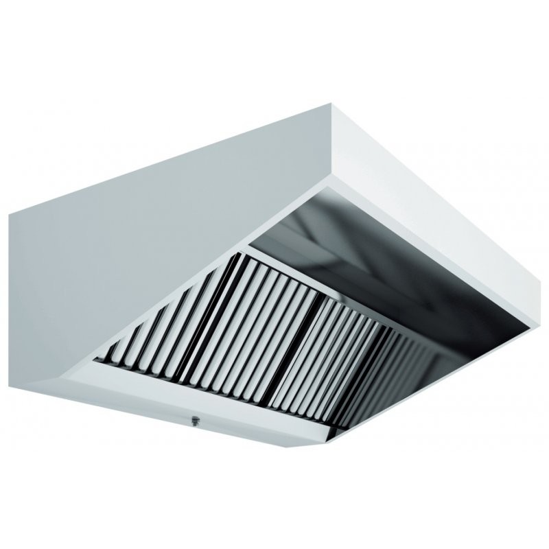 Campana Mural Inox Snack Baja Con Turbina