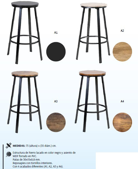 Taburete Bar Clasic 2