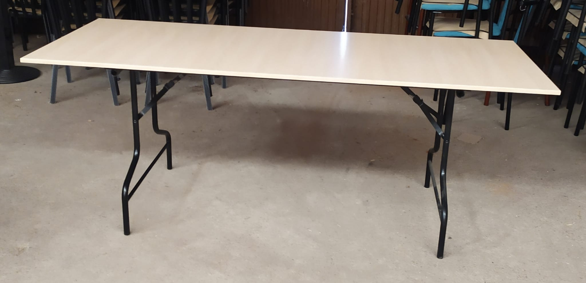 Mesa Plegable Madera 200X80