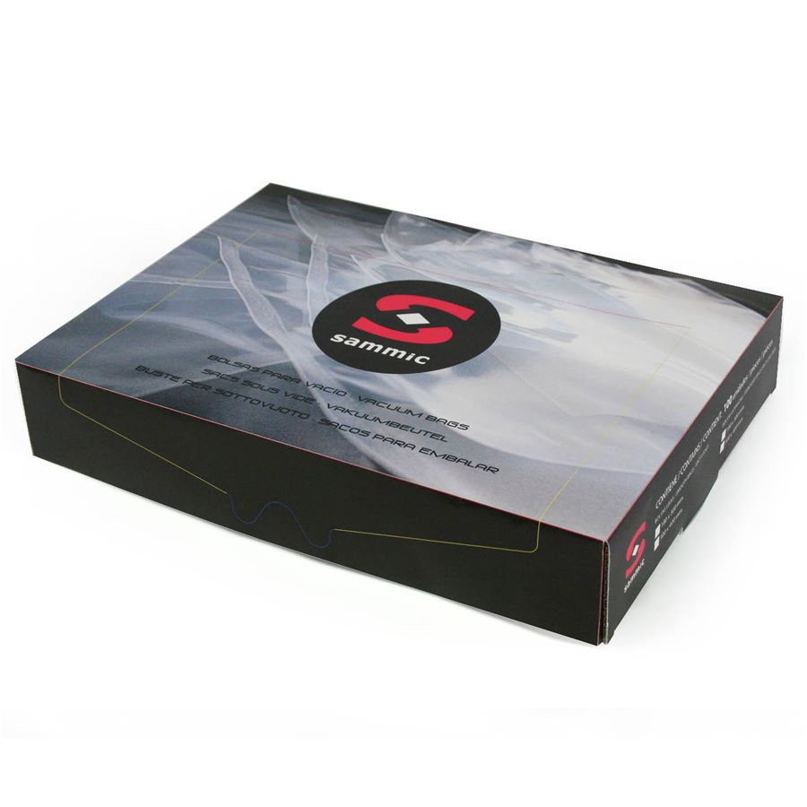 Sammic · Bolsa lisa 350 x 550 mm 120ºC (pack 100 u)
