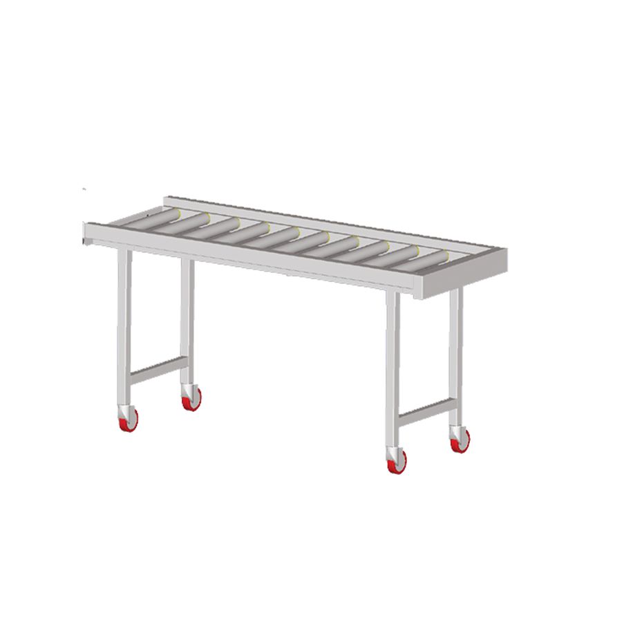 Sammic · Mesa rodillos con ruedas y bisagra MRR-2145