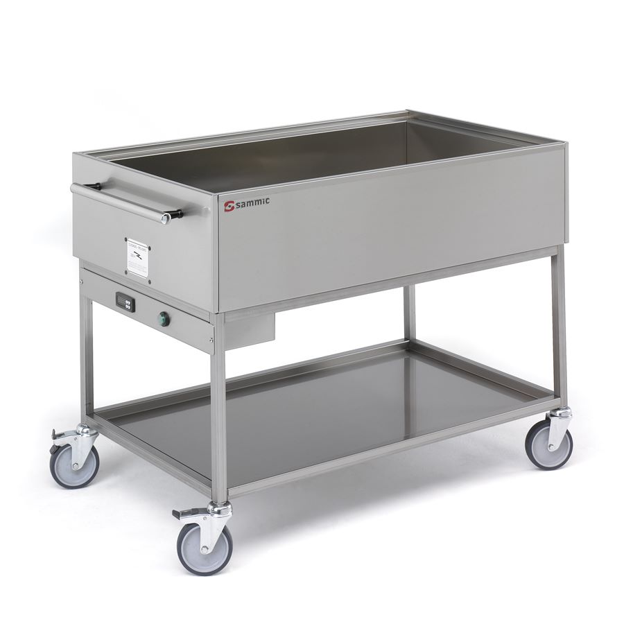 Sammic · Baño maría sobre carro BMC-311 - 3 x GN 1/1 - 1200 x 640 x 900 mm - 230/50-60/1