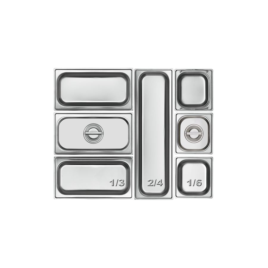 Sammic · Cubeta 1/6 de 65 (176 x 162 x 65 mm)